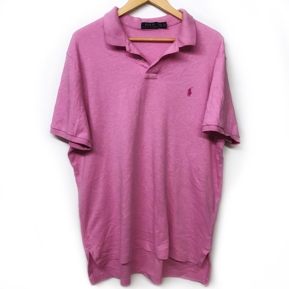 Polo Ralph Lauren Other - POLO by RL - Pink XXL Soft Cotton Jersey Polo